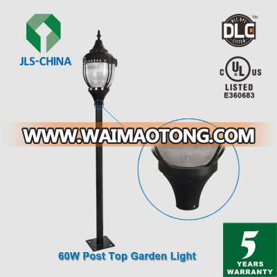 IP rating IP 65 water proof Black housing cast iron outdoor lamp post