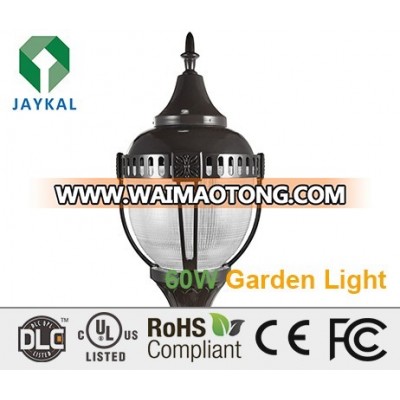 Aluminum Alloy Lamp Body Material, PC cover and IP65 Rating Post Top 60W led Street light