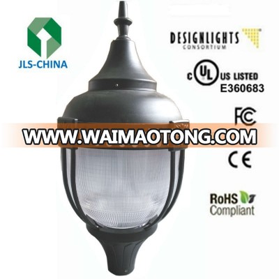 Outdoor Street Pole Post Top Lantern 60w led garden light DLC UL