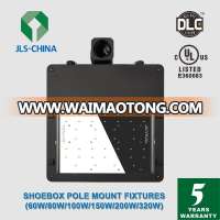 UL DLC certification IP 65 150w 200w 320w led parking lot light